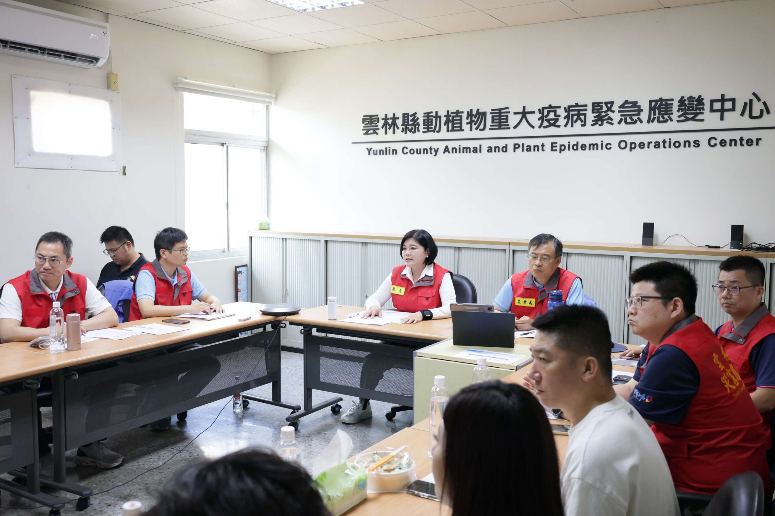 非洲豬瘟中央災害應變會議　張麗善縣長向中央提五項建議、促永久全國禁止廚餘養豬