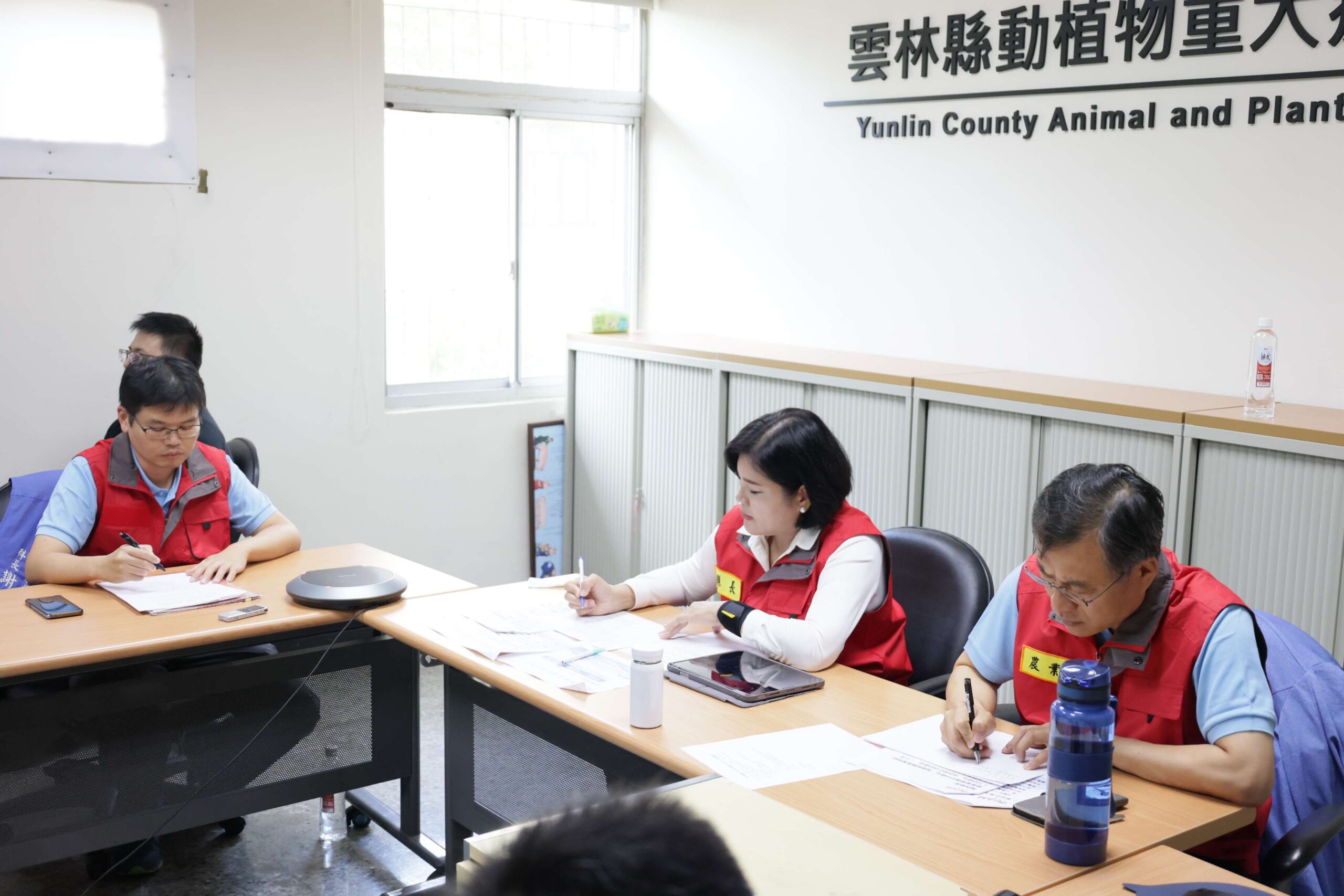 非洲豬瘟中央災害應變會議　張麗善縣長向中央提五項建議、促永久全國禁止廚餘養豬