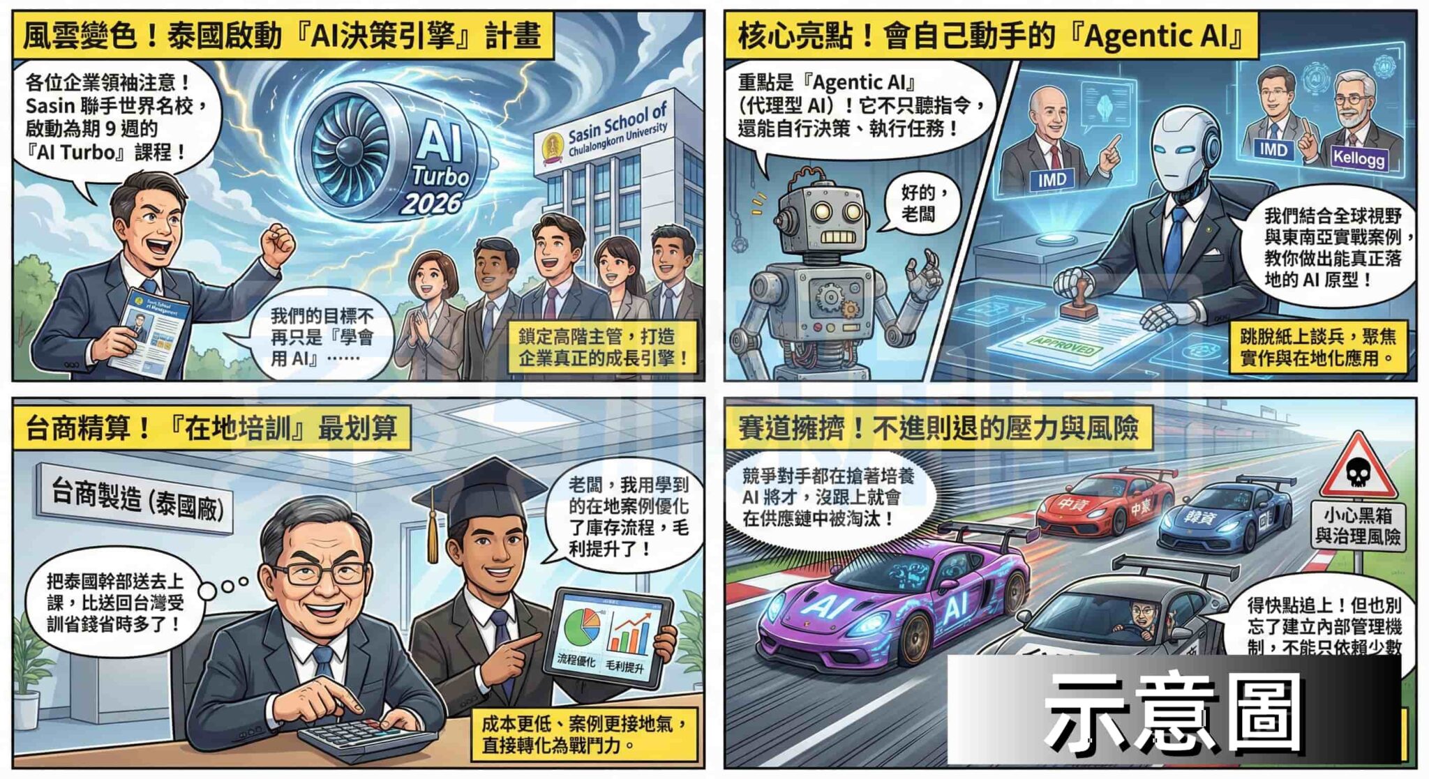 泰國AI管理課程啟動 台商培訓在地AI主管 圖解:泰國AI管理課程啟動 台商培訓在地AI主管