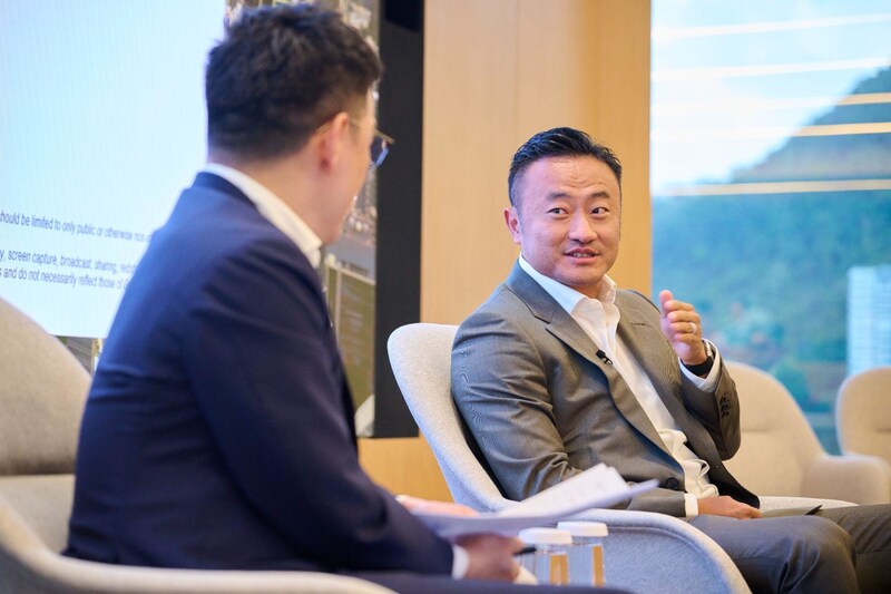 Ben Zhou, Co-founder and CEO of Bybit *(right)* sharing his latest views at the Goldman Sachs Asia Pacific FinTech Conference 2026. Ben Zhou, Co-founder and CEO of Bybit *(right)* sharing his latest views at the Goldman Sachs Asia Pacific FinTech Conference 2026.