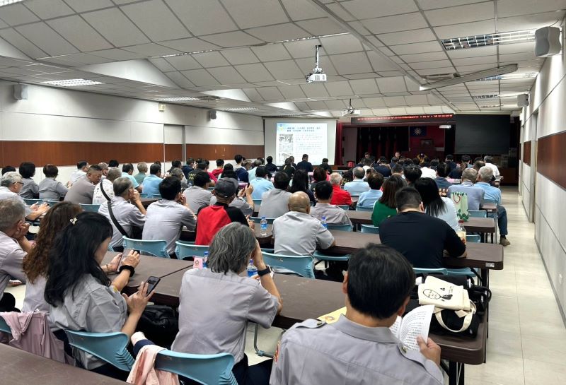 《圖說》新莊分局防空演習協調會邀集轄內區公所、消防、民防及相關單位參加。〈新莊分局提供〉